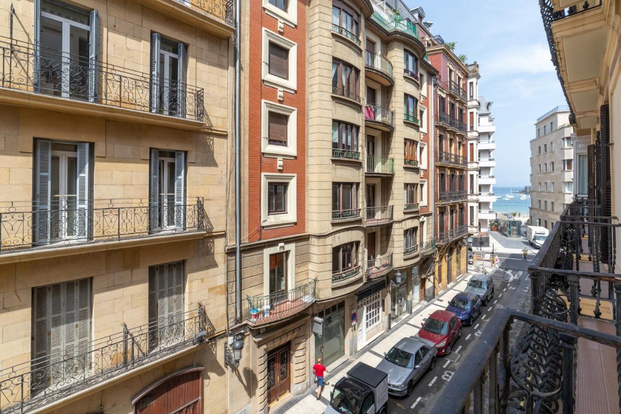 La Concha Cozy Balcony Apartment By Cisan Rentals San Sebastián Exteriér fotografie